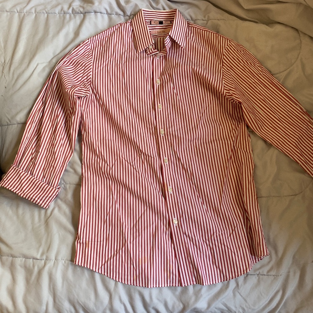 Men’s 15 1/2 neck Thomas Pink Dress Shirt